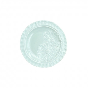 Vietri Pietra Fiori Aqua Canape Plate - Set 4