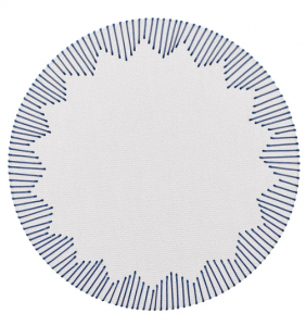Kim Seybert Dream Weaver White / Blue Placemat - Set 4