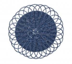 KIm Seybert Alfresco Placemat / Blue - Set  4