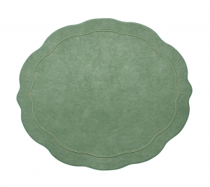 Kim Seybert Tailored Placemat / Green - Set 4