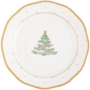 Herend Chrismas Dinner Plate - Tree