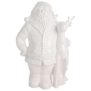 Vietri Pietra Natale Figural Santa with Deer