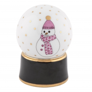 Herend Snow Globe - Raspberry