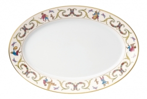 Deshoulieres Songes De XVII Oval Platter - 16"
