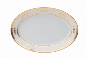 Philippe Deshoulieres Orsay White Oval Platter