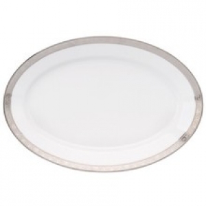 Philippe Deshoulieres Trianon Platinum Oval Platter
