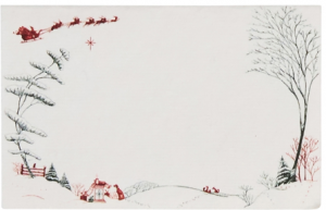 Juliska Country Estate Winter Frolic Evergreen Place Card Set/12