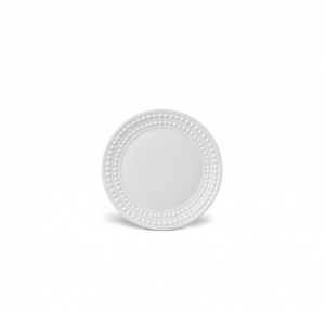 L'Objet Perlee White Bread + Butter Plate