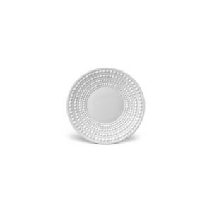 L'Objet Perlee White Saucer