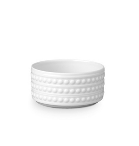 L'Objet Perlee White Deep Bowl - Small