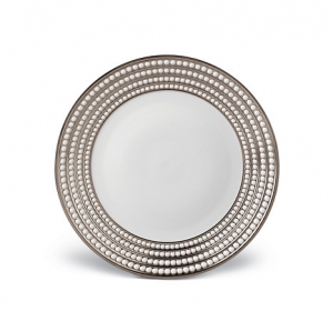 L'Objet Perlee Platinum Charger