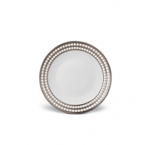 L'Objet Perlee Platinum Dessert Plate
