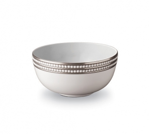 L'Objet Perlee Platinum Serving Bowl