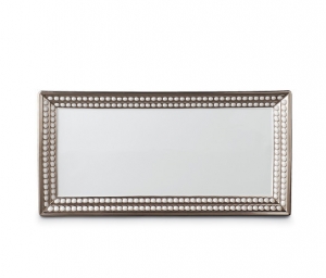 L'Objet Perlee Platinum Rectangular Platter