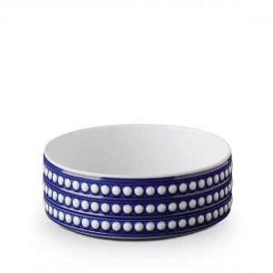 L'Objet Perlee Bleu Deep Bowl - Medium