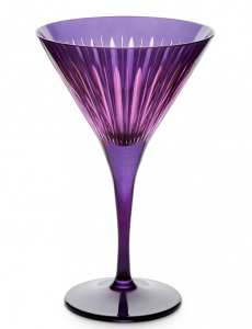 L'Objet Prism Purple Martini Glasses - Set 4