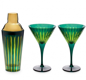 L'Objet Prism Green Cocktail Set