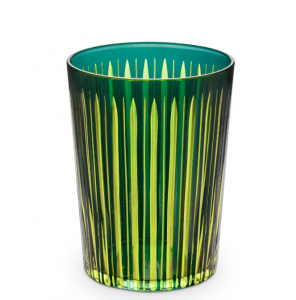 L'Objet Prism Green Highball Glasses - Set 4