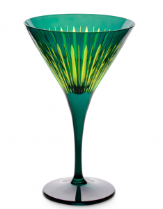 L'Objet Prism Green Martini Glasses - Set 4