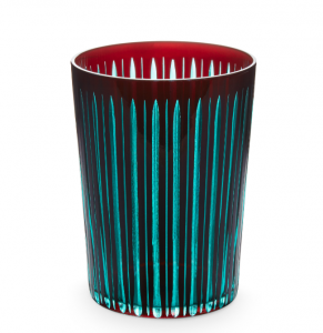 L'Objet Prism Bordeaux Highball Glasses  - Set 4