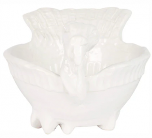 Vietri Pietra Tacchino Figural Deep Serving Bowl