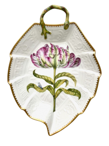 Anna Weatherley Full Bloom Pink Tulip Leaf Plate