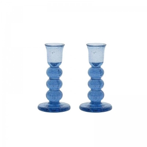 Juliska Provence Chambray 5" Candlestick - Pair