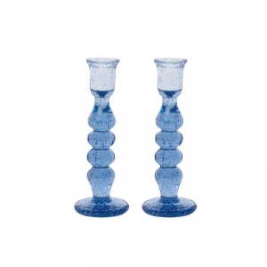 Juliska Provence Chambray 7" Candlestick  - Pair