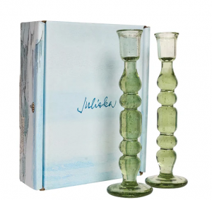 Juliska Provence Basil 9" Candlestick - Pair