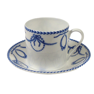 Royal Limoges Pauline Bleu Coffee Cup - 3.25 oz.