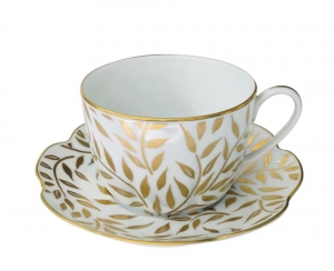 Royal Limoges Olivier Gold Breakfast Cup