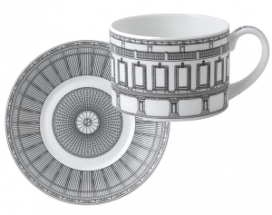 Royal Crown Derby Royal Albert Hall Tea Cup & Saucer -9oz