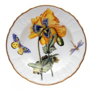 Anna Weatherley Treasure Garden Rim Soup Plate