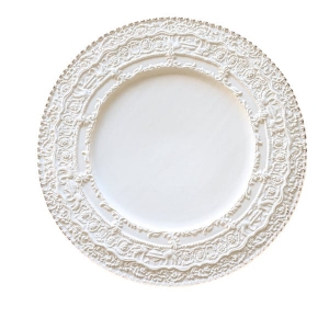 Arte Italica Renaissance White Charger - 13"