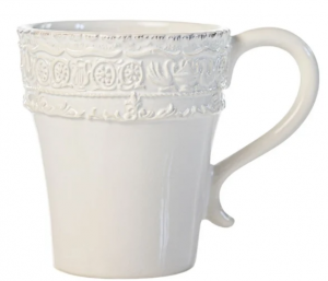 Arte Italica Renaissance White Mug