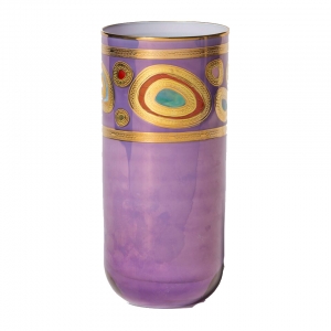 Vietri Regalia Glass High Ball - Purple