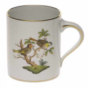 Herend Rothschild Bird Coffee Mug (16 Oz) 4"H