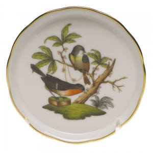 Herend Rothschild Bird Coaster - Motif 02 4"D