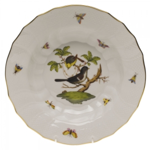 Herend Rothschild Bird Rim Soup - Motif 01 9.5"D