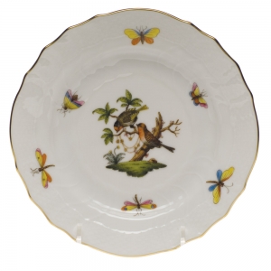 Herend Rothschild Bird Bread & Butter Plate - Mo 10