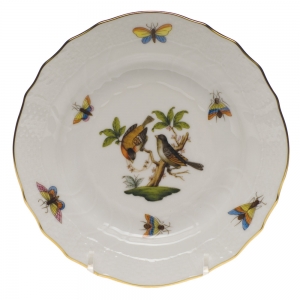 Herend Rothschild Bird Bread & Butter Plate - Mo 12