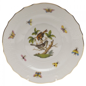 Herend Rothschild Bird Salad Plate - Motif 04 7.5"D