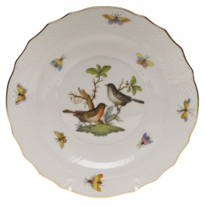 Herend Rothschild Bird Salad Plate - Motif 05 7.5"D