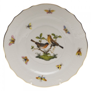 Herend Rothschild Bird Salad Plate - Motif 09 7.5"D