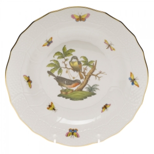 Herend Rothschild Bird Dessert Plate - Motif 02 8.25"