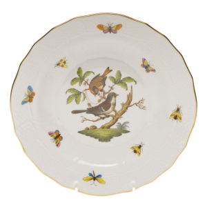 Herend Rothschild Bird Dessert Plate - Motif 04 8.25"