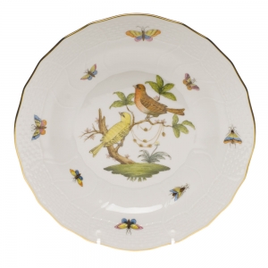 Herend Rothschild Bird Dessert Plate - Motif 06 8.25"