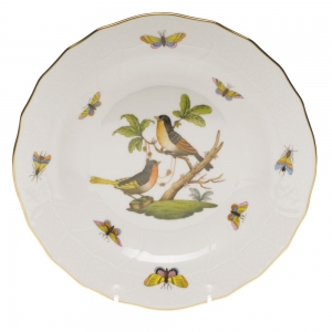 Herend Rothschild Bird Dessert Plate - Motif 08 8.25"