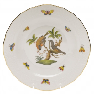 Herend Rothschild Bird Dessert Plate - Motif 12 8.25"
