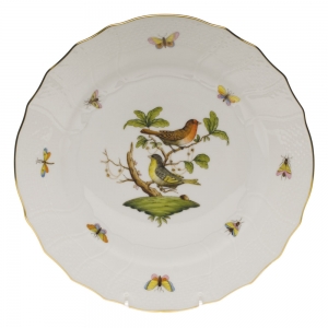 Herend Rothschild Bird Dinner Plate - Motif 03 10.5"D